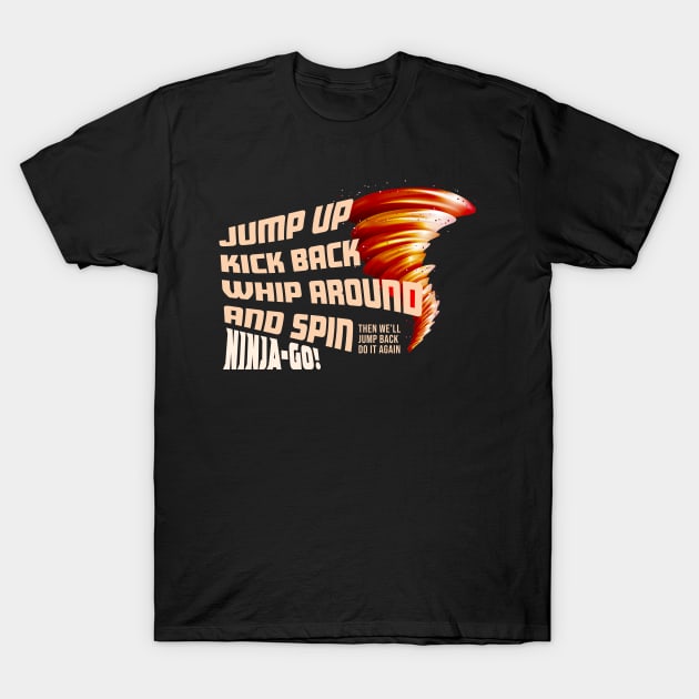 Ninjago Spinjitzu Red Fan-Art T-Shirt by ForTheBoys